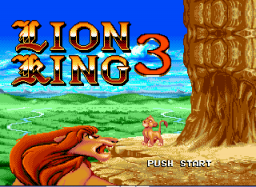 Lion King 3 Title Screen